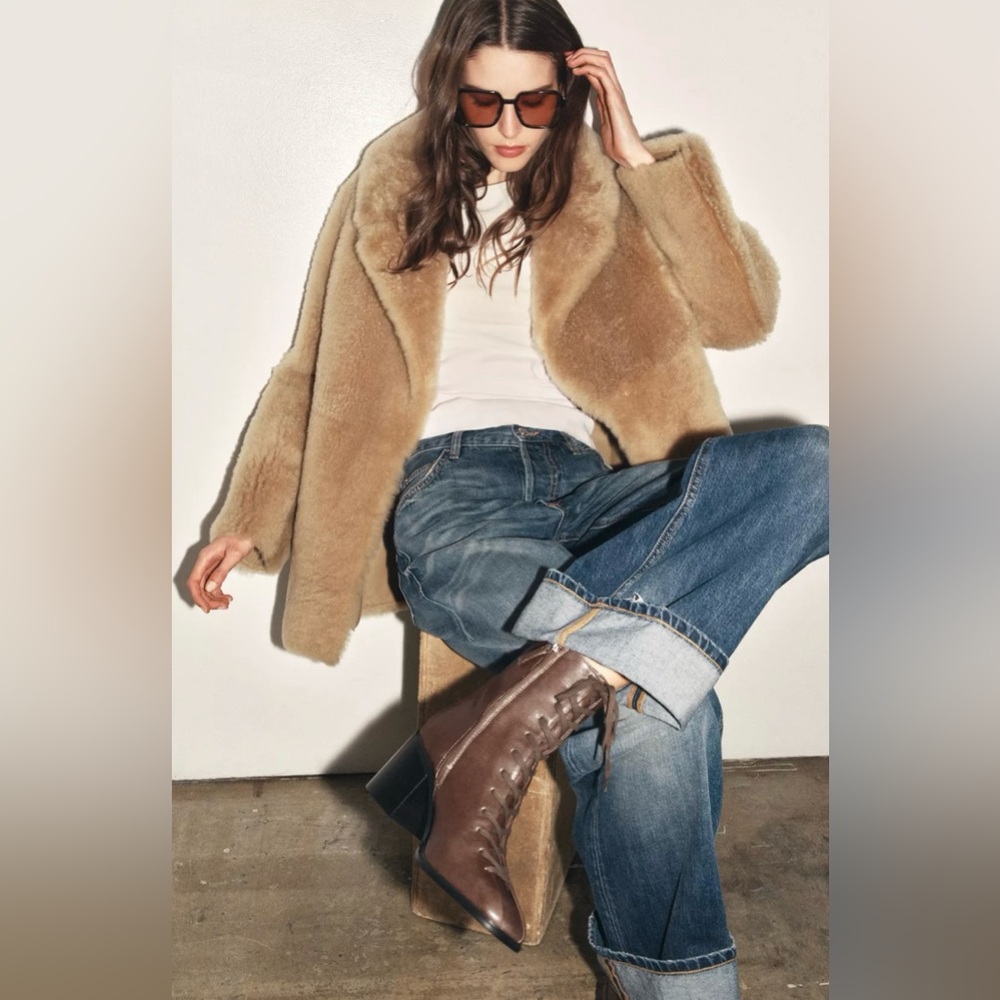 Leather ankle boots